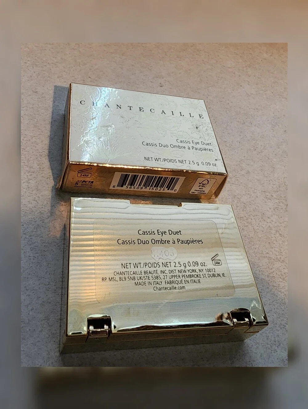Chantecaille Gilded Garden Eye Duet in the shade Cassis NWT